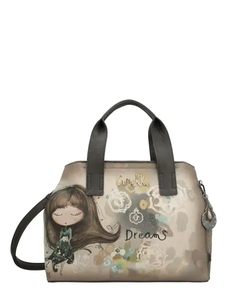 Bolso de Mano Con Bandolera Anekke Real