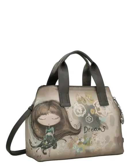 Bolso de Mano Con Bandolera Anekke Real