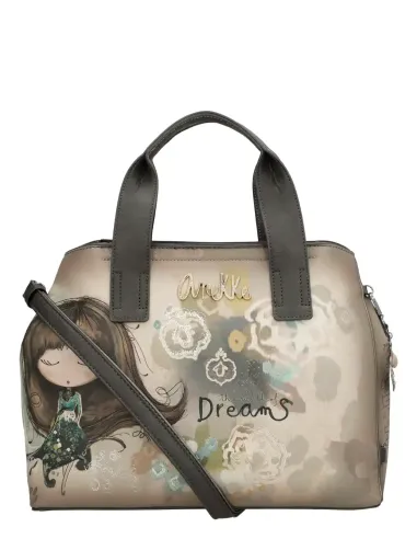 Bolso de Mano Con Bandolera Anekke Real