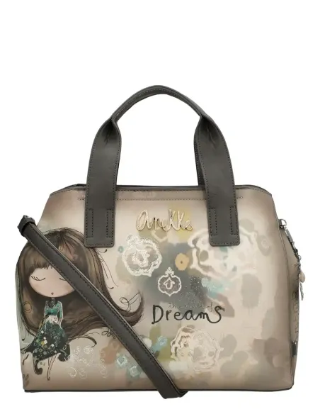 Bolso de Mano Con Bandolera Anekke Real