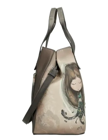 Bolso de Mano Con Bandolera Anekke Real