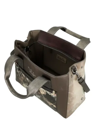 Bolso de Mano Con Bandolera Anekke Real