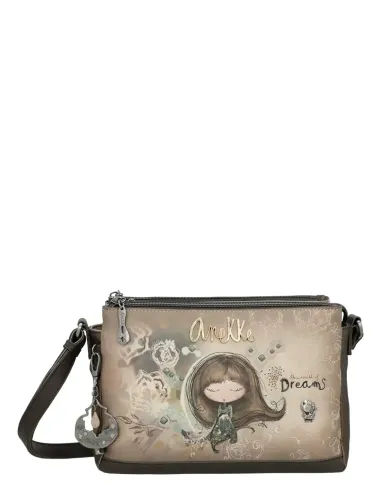 Bandolera Estampada 3 Compartiments Anekke Real