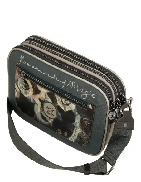 Mala a Tiracolo 3 Compartimentos Anekke Real