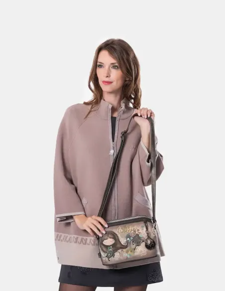 Bandolera Triple Compartimentos Anekke Real