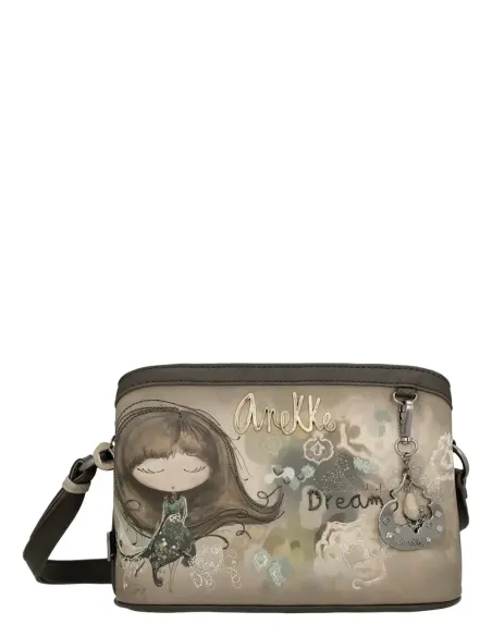 Mala a Tiracolo Triple Compartimentos Anekke Real