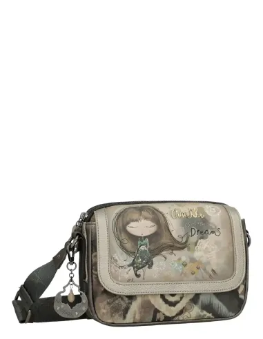 Bandolera Con Solapa Anekke Real