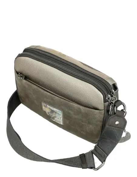 Bandolera Con Solapa Anekke Real