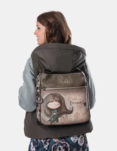 Bolso Convertible en Mochila Anekke Real