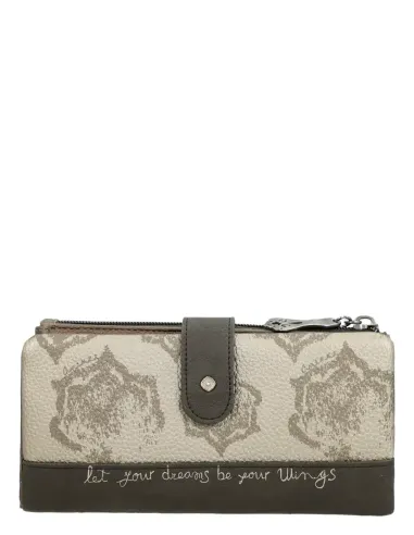 Carteira Grande Flexível RFID Anekke Real