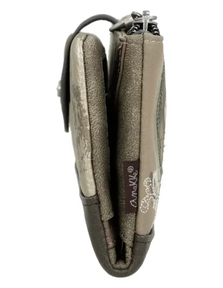 Carteira Grande Flexível RFID Anekke Real