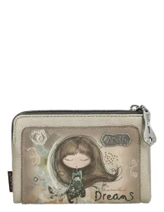 Carteira Média Flexível RFID Anekke Real