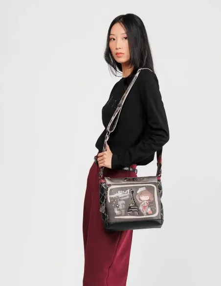 Bandolera 3 Compartimentos Anekke Mademoiselle