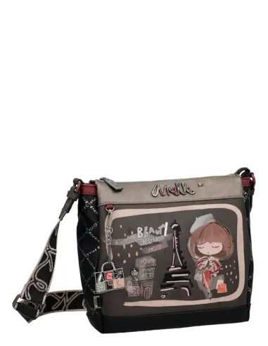 Mala a Tiracolo 3 Compartimentos Anekke Mademoiselle