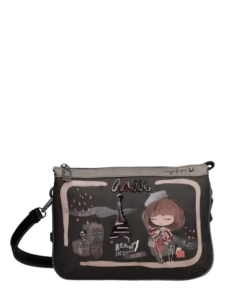 Bolso Bandolera Con Doble Compartimento Anekke Mademoiselle