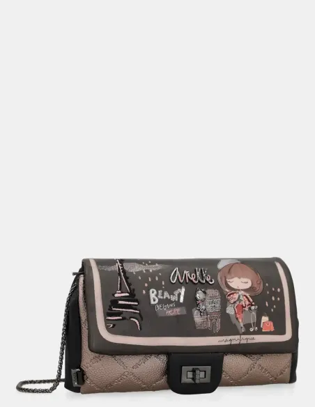 Bandolera Con Asa Metálica Anekke Mademoiselle