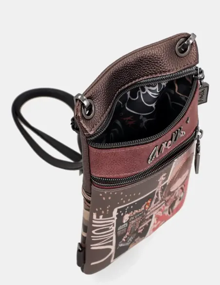 Mini Mala a Tiracolo 2 Compartimentos Anekke Mademoiselle