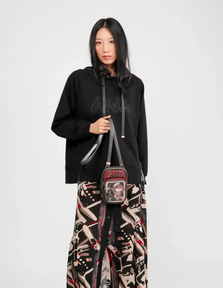 Mini Mala a Tiracolo Com Bolsa Anekke Mademoiselle