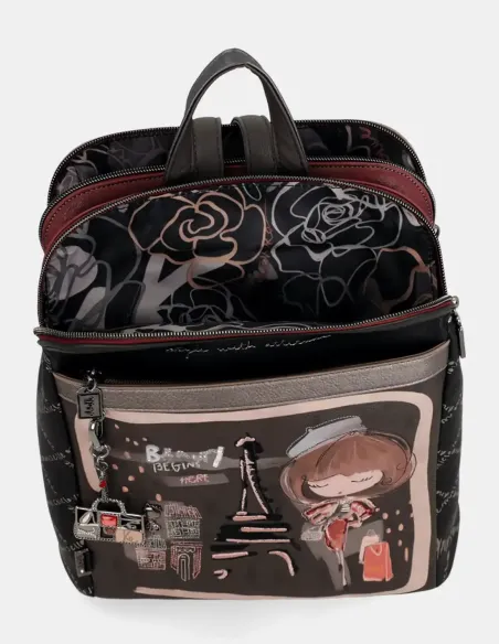 Mochila Doble Compartimento Mademoiselle