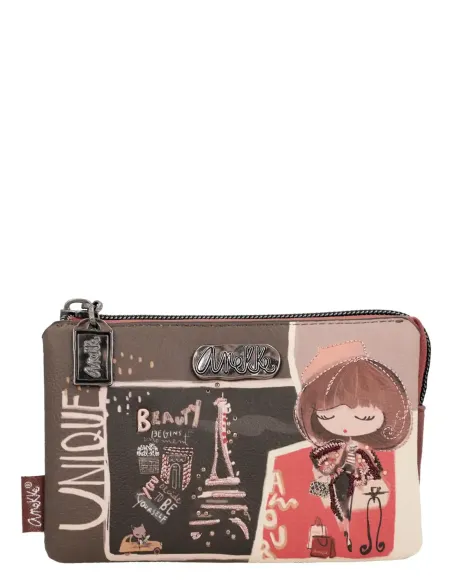 Porta-Moedas 3 Compartimentos Anekke Mademoiselle