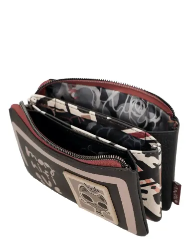 Porta-Moedas 3 Compartimentos Anekke Mademoiselle