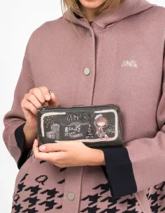 Cartera Gran Flexible RFID Anekke Mademoiselle