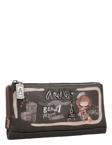 Cartera Gran Flexible RFID Anekke Mademoiselle