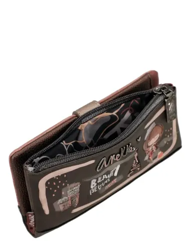 Cartera Gran Flexible RFID Anekke Mademoiselle