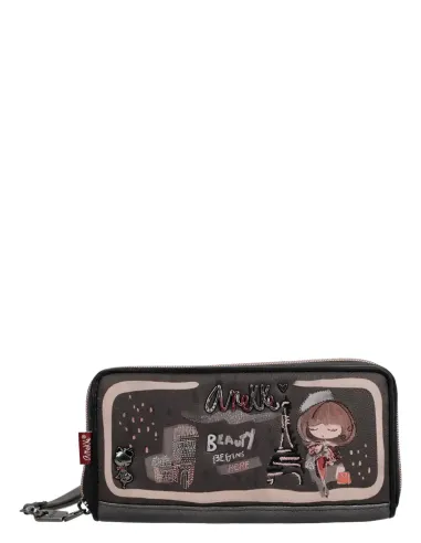 Billetero Grande Estampado RFID Anekke Mademoiselle