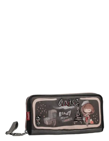 Cartera Gran Estampada RFID Anekke Mademoiselle