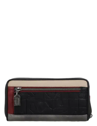 Cartera Gran Estampada RFID Anekke Mademoiselle