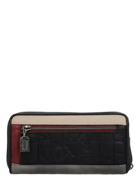 Billetero Grande Estampado RFID Anekke Mademoiselle