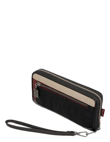 Carteira Grande Estampada RFID Anekke Mademoiselle