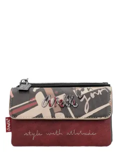 Porta-Moedas Com Aba Pequeno Anekke Parisian 2