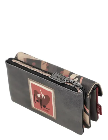 Porta-Moedas Com Aba Pequeno Anekke Parisian