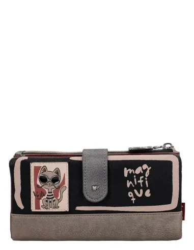 Billetero Grande Flexible RFID Anekke Parisian