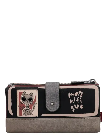 Billetero Grande Flexible RFID Anekke Parisian