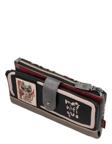 Billetero Grande Flexible RFID Anekke Parisian