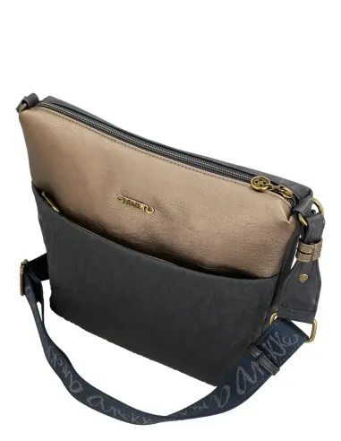 Bandolera Grande Con Bolsillo Frontal Anekke Studio