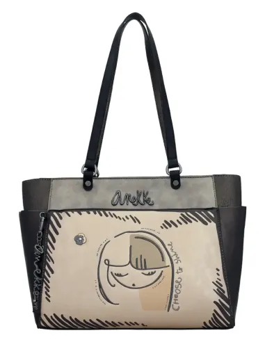 Shopper Grande Anekke Nature Koko