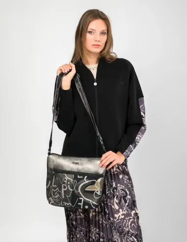 Bandolera Grande Con Bolsillo Frontal Anekke Nature Koko