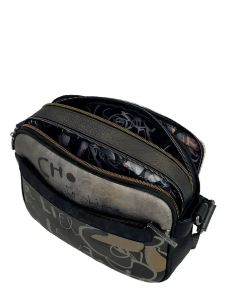 Bandolera Doble Compartimento Anekke Nature Koko