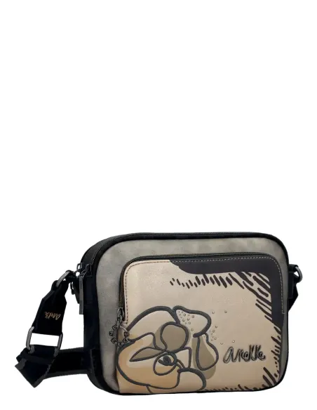 Bandolera Doble Compartiment Anekke Nature Koko