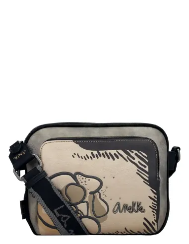 Bandolera Doble Compartimento Anekke Nature Koko