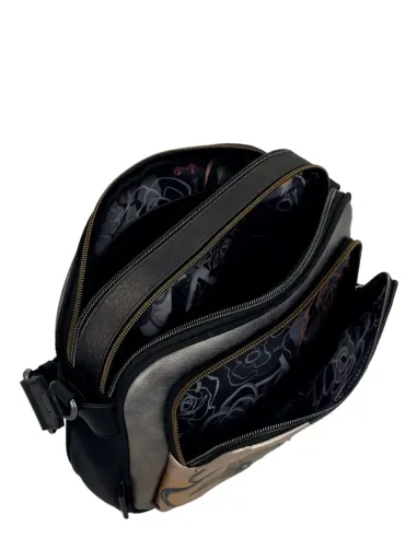 Bandolera Doble Compartimento Anekke Nature Koko