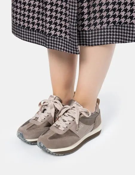 Deportivos Beige Suela Multicolor Anekke Real