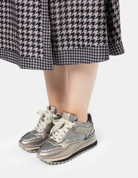 Sabatilles Plataforma Metal·litzat Anekke Mademoiselle