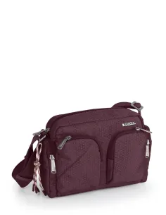 Tiracolo Com Bolsos Grená Gabol - Aitana