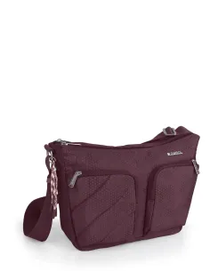 Bandolera 2 Compartimentos Granate Gabol - Aitana