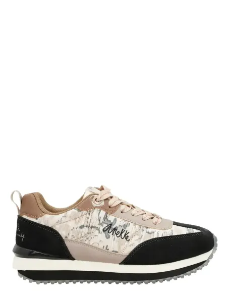 Desportivos Preta E Dourado Sola Multicolor Anekke Real